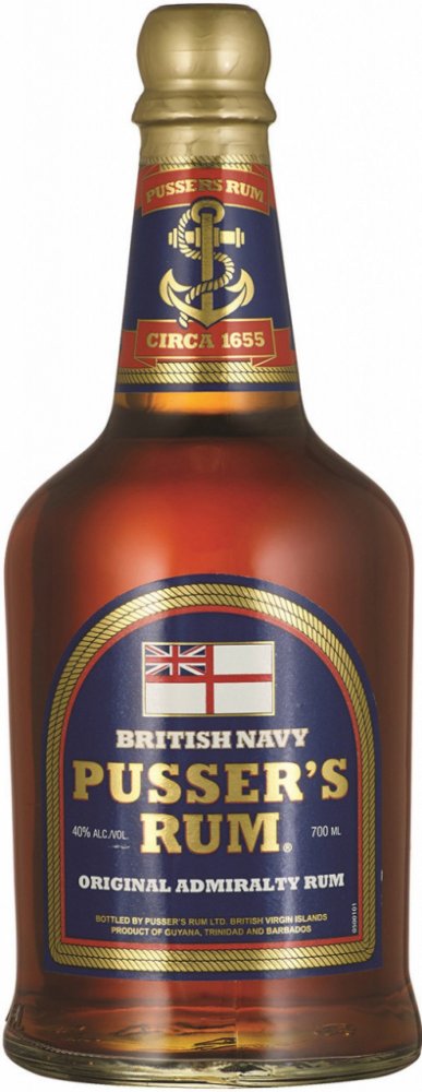 Pusser's Original Admiralty Rum 40% 0,7 l (holá láhev)