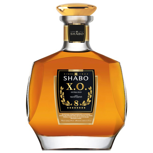 SHABO Brandy X.O. 8y 40% 0,5 l (holá láhev)