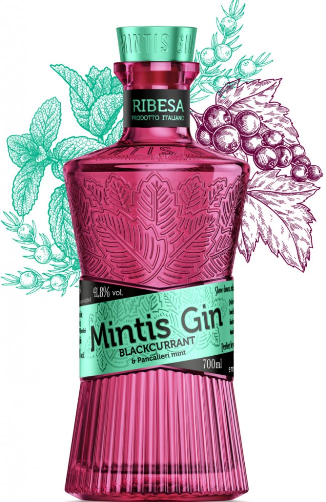 MINTIS Gin RIBESA černý rybíz 0,7l 41,8%