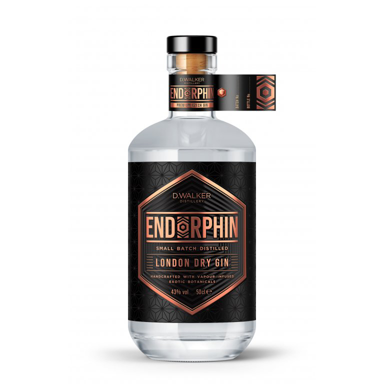 Endorphin London Dry Gin 43% 0,5 l (holá láhev)