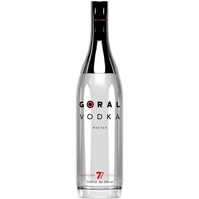 Goral Master Vodka 40% 1 l (holá láhev)