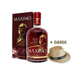 Ron Máximo XO Extra Premium 41% 0,7l + klobouk