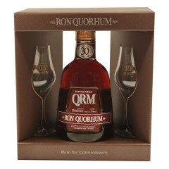 Quorhum 30 Oporto Finish 40% 0,7l v dárkovém boxu se 2 skleničkami