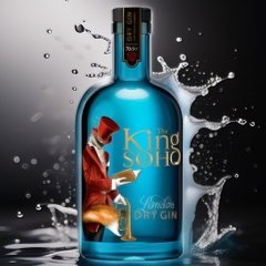 The King of Soho London Dry Gin 42% 0,7l v dárkové krabičce