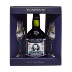 Presidente 23 Sistema Solera 40% 0,7l v dárkovém boxu se 2 skleničkami