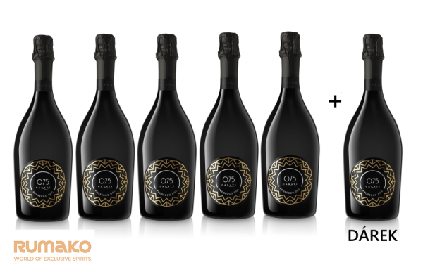 5+1 075 Carati Millesimato Extra Dry 11% 0,75l