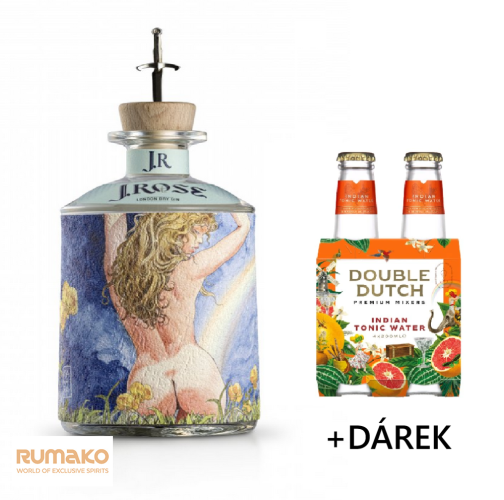 J.Rose London Dry Artisan Gin JR04 43% 0,7l + 4x tonik jako DÁREK