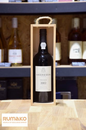 J.H. Andresen Vintage 2002 Port 20% 0,75l v dřevěné krabičce