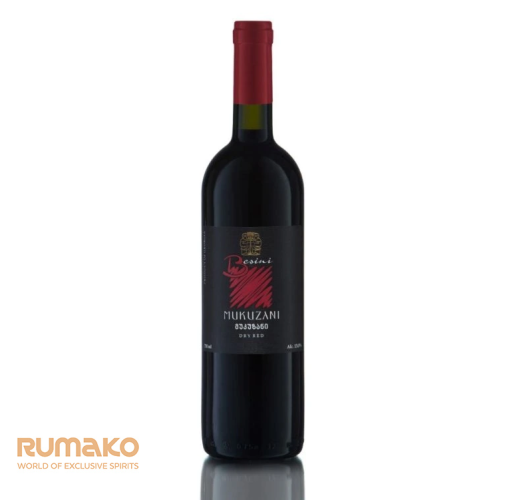 Besini Mukuzani 13% 0,75l - červené suché víno