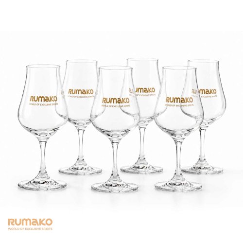 Degustační skleničky Lehmann® s logem RUMAKO  6x 150