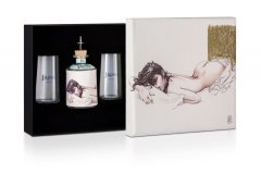 J.Rose London Dry Artisan Gin JR01 43% 0,7l  v dárkovém boxu s obrazem a 2 skleničkami