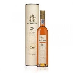 J.H. Andresen 20 Year Old White Port 20% 0,5l v dárkové tubě