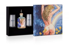 J.Rose London Dry Artisan Gin JR04 43% 0,7l v dárkovém boxu s obrazem a 2 skleničkami