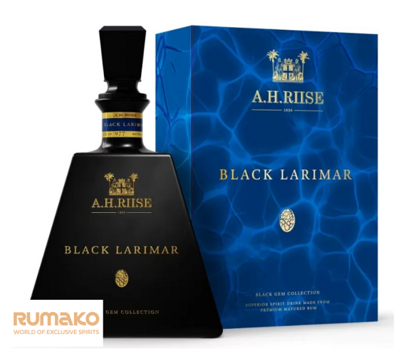 A.H. Riise Black Larimar Spirit Drink 45,2% 0,7l v dárkovém boxu