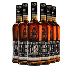 6x Black Tears Spiced Rum 40% 0,7l