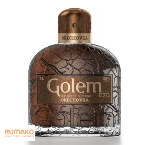 GOLEM Ořechovka 0,5l 30% v dárkovém boxu se skleničkami