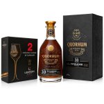 Quorhum Fundador Cask Strength 54,3% 0,7l v dárkové krabičce + 2 skleničky QRM v dárkové krabičce