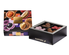 Choco Me Bonboniéra - 4 druhy dražé v mléčné, bílé a zlaté/blond čokoládě s ovocem a ořechy