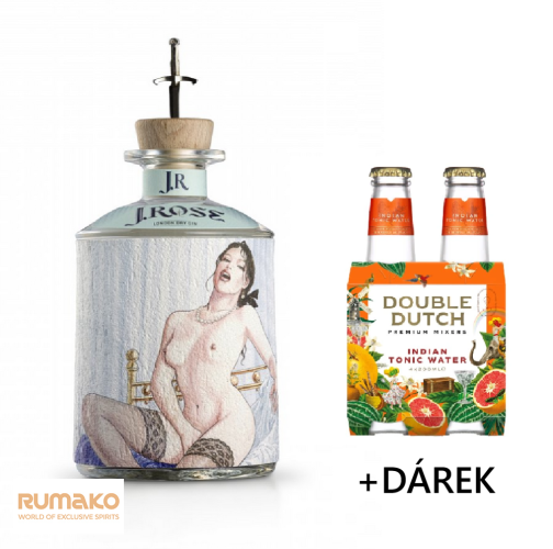 J.Rose London Dry Artisan Gin JR06 43% 0,7l + 4x tonik jako DÁREK