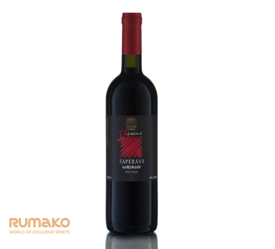 Besini Saperavi 12,5% 0,75 l - červené suché víno