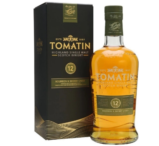Tomatin 12 YO Bourbon a Sherry Casks 43% 0,7l GB