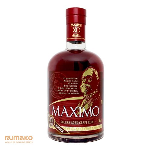Ron Máximo XO Extra Premium 41% 0,7l + klobouk