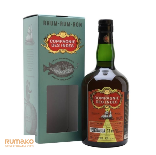 Compagnie des Indes Veneragua Small Batch Rum 13 ans 45% 0,7l v dárkové krabičce