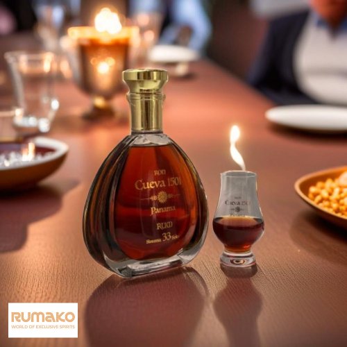 Rum Cueva 1501 33 Sistema Solera  40% 0,7l + 2 skleničky jako DÁREK