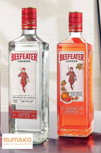 Beefeater Gin DUO (Original 1l + Blood orange 1l)