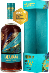 Takamaka Kreol Cask Dark Rum 40,3% 0,7l + 2x sklenička jako DÁREK