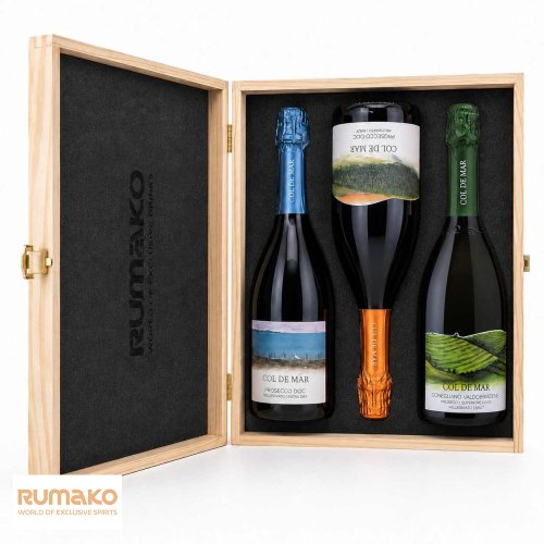 Prosecco bar Col de Mar - bedna plná prosecca