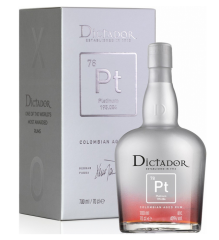 Dictador PLATINUM Colombian Aged Rum 40% 0,7l v dárkové krabičce