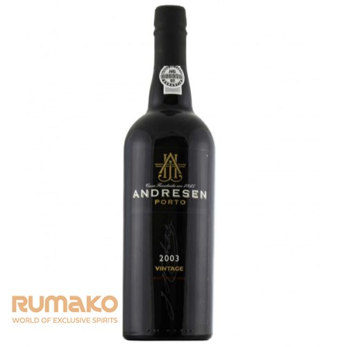J.H. Andresen Vintage 2003 Port 20% 0,75l v dřevěné krabičce