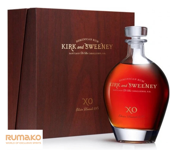 Kirk & Sweeney XO 70 65,5% v dárkové kazetě