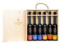 Marsen sada 6x láhev 42,3% 0,1l v dřevěném boxu