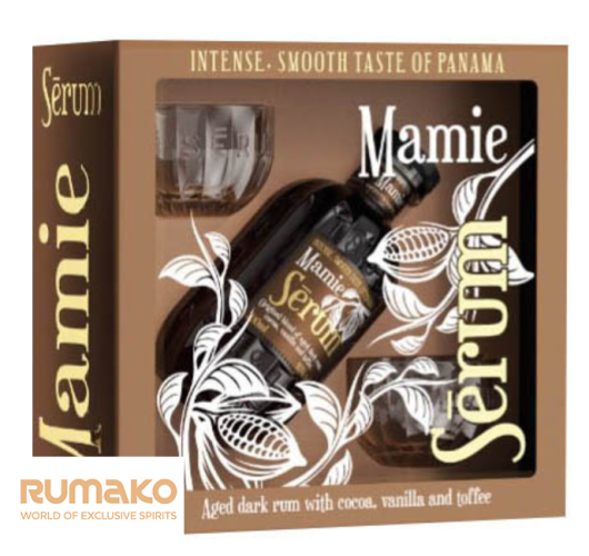 Serum Mamie dárková kazta se skleničkami 70cl 40% vol.