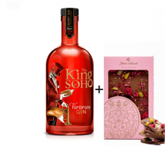 The King of Soho Variorum Gin 37,5% 0,7l + čokoládová Mandala Lásky