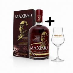 Ron Máximo XO Extra Premium 41% 0,7l + sklenička jako DÁREK