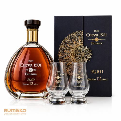 Rum Cueva 1501 12 Sistema Solera 40% 0,7l+ sklenička jako DÁREK