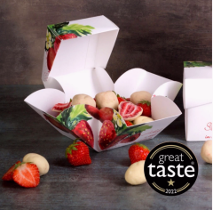 Lyofilizované Jahody v bílé čokoládě, 110g