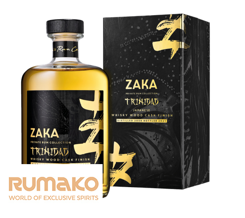 ZAKA Trinidad 13YO Japanese Whisky Wood Cask Finish - zraněná