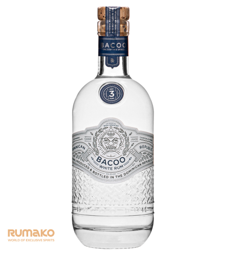 Bacoo White Rum 3 43% 0,7l