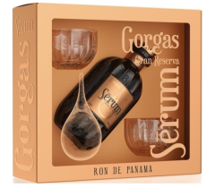 Serum Gorgas Giftset with glasses 70cl 40% vol.