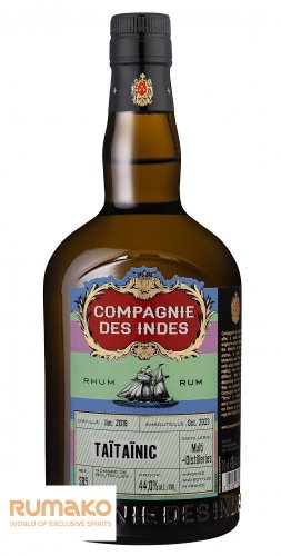 Compagnie des Indes TAÏTAÏNIC blend Martinique & Thaïland Multi-Dist. 44% 0,7l v dárkové krabičce