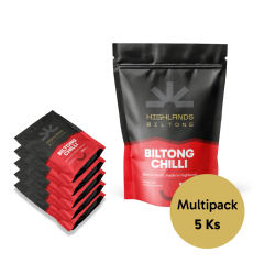 Biltong - Chilli 50g - multipack 5 ks