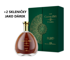 Rum Cueva 1501 18 Sistema Solera  40% 0,7l + 2 skleničky jako DÁREK