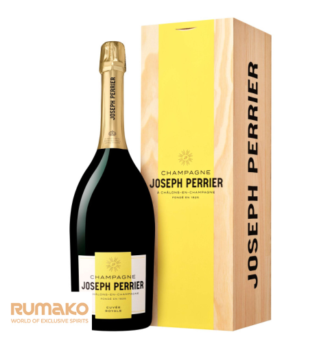 Joseph Perrier Cuvée Roal Brut "Jereboam" 3l v dřevěném dárkovém boxu