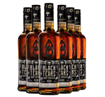 6x Black Tears Spiced Rum 40% 0,7l + tričko Black Tears velikosti M