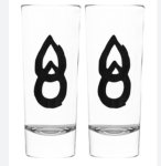 2x Sklenička s logem Black Tears