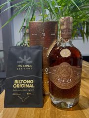 Bacoo 11  Rum 40% 0,7l v dárkové krabičce + Biltong Original jako DÁREK